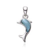 Larimar Silver Pendant