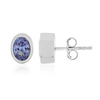 Tanzanite Silver Earrings