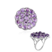 Zambian Amethyst Silver Ring