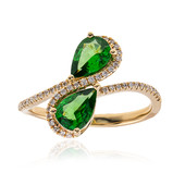 14K AAA Kenya Tsavorite Gold Ring (CIRARI)