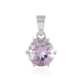 Rose de France Amethyst Silver Pendant