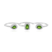 Russian Diopside Silver Ring (de Melo)