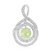 Prehnite Silver Pendant