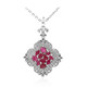 Ruby Silver Necklace (Dallas Prince Designs)