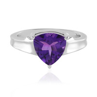 Siberian Amethyst Silver Ring