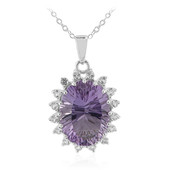 Bolivian Amethyst Silver Necklace