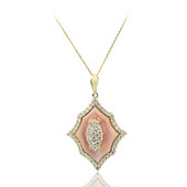 14K Mother of Pearl Gold Necklace (CIRARI)