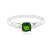 Russian Diopside Silver Ring