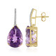 Amethyst Silver Earrings