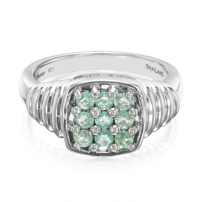 Paraiba Tourmaline Silver Ring