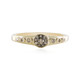 9K SI2 Champagne Diamond Gold Ring