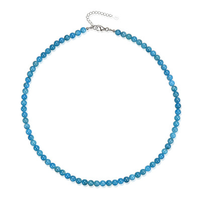 Blue Apatite Silver Necklace