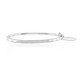 Zircon Silver Bangle