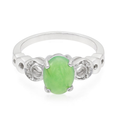 Imperial Chrysoprase Silver Ring