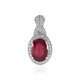 Madagascar Ruby Silver Pendant