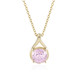 Kunzite Silver Necklace