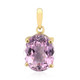 9K Kunzite Gold Pendant