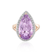 Rose de France Amethyst Silver Ring