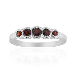 Mozambique Garnet Silver Ring