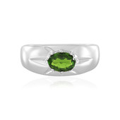 Russian Diopside Silver Ring