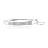 Zircon Silver Bangle