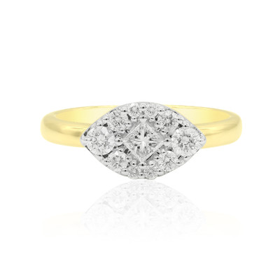 9K SI1 (G) Diamond Gold Ring (Annette)