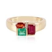 9K Bemainty Ruby Gold Ring (Adela Gold)