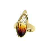 Baltic Amber Silver Ring (dagen)