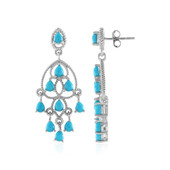 Sleeping Beauty Turquoise Silver Earrings (Faszination Türkis)