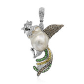 18K White Freshwater Pearl Gold Pendant (Estée Collection)