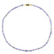 Tanzanite Silver Necklace