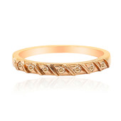 9K SI1 Argyle Rose De France Diamond Gold Ring (Annette)