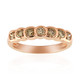 9K SI1 Argyle Rose De France Diamond Gold Ring (Annette)