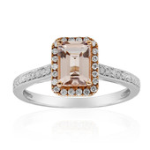 14K AAA Morganite Gold Ring (CIRARI)