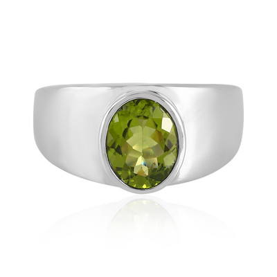 Arizona Peridot Silver Ring