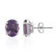 Amethyst Silver Earrings