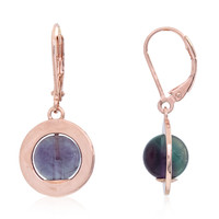 Fluorite Silver Earrings