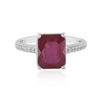 Madagascar Ruby Silver Ring