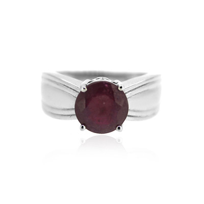 Ruby Silver Ring