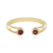 Noble Red Spinel Silver Ring