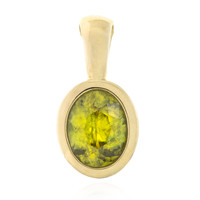 9K Sphene Gold Pendant (CUSTODANA)