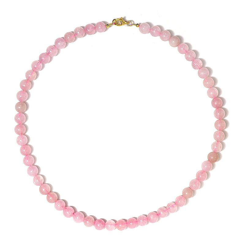 Rose Quartz and Sterling Pendant Chain Necklace – Kaminski Jewelry Designs