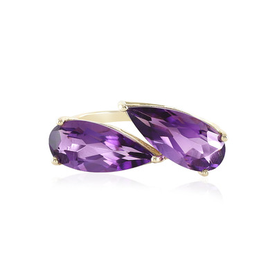 9K Siberian Amethyst Gold Ring (de Melo)