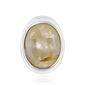 Rutile Quartz Silver Pendant (MONOSONO COLLECTION)