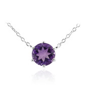 Zambian Amethyst Silver Necklace