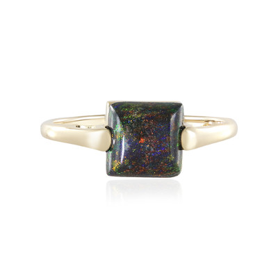 14K Andamooka matrix opal Gold Ring (AMAYANI)