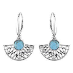 Turquoise Silver Earrings