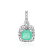 Colombian Emerald Silver Pendant (MONOSONO COLLECTION)