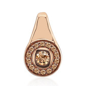 9K SI1 Argyle Rose De France Diamond Gold Pendant (Annette)