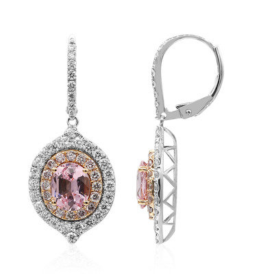 18K Pink Spinel Gold Earrings (CIRARI)